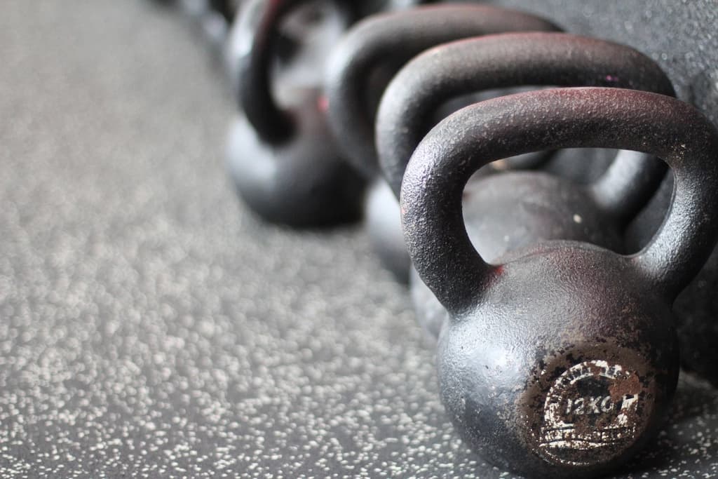 Kettlebells in the weight room